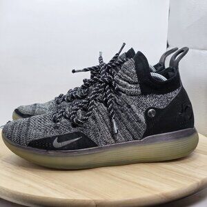 Mens Sz 8.5-Nike Zoom KD 11 Still KD Oreo Black White Grey Sneakers AO2604 004